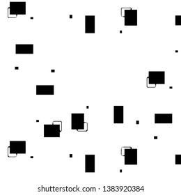 Halftone monochrome texture background. Abstract vintage black and white vector illustration Texture
