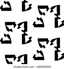 Halftone monochrome texture background. Abstract vintage black and white vector illustration Texture