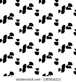 Halftone monochrome texture background. Abstract vintage black and white vector illustration Texture