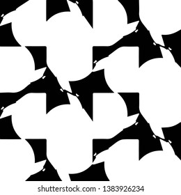 Halftone monochrome texture background. Abstract vintage black and white vector illustration Texture