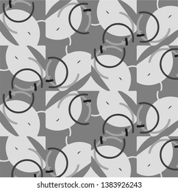 Halftone monochrome texture background. Abstract vintage black and white vector illustration Texture
