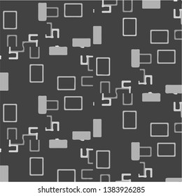 Halftone monochrome texture background. Abstract vintage black and white vector illustration Texture