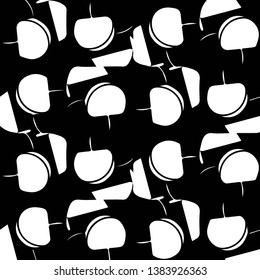 Halftone monochrome texture background. Abstract vintage black and white vector illustration Texture