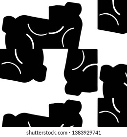 Halftone monochrome texture background. Abstract vintage black and white vector illustration Texture