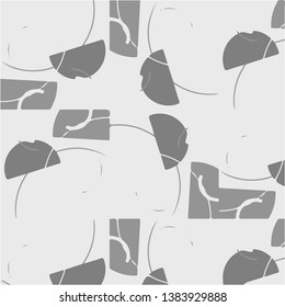 Halftone monochrome texture background. Abstract vintage black and white vector illustration Texture