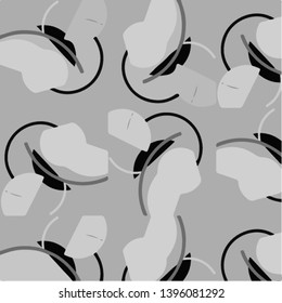 Halftone monochrome texture background. Abstract vintage black and white vector illustration Texture