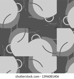Halftone monochrome texture background. Abstract vintage black and white vector illustration Texture