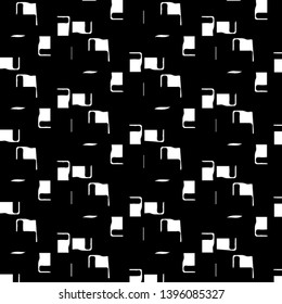 Halftone monochrome texture background. Abstract vintage black and white vector illustration Texture