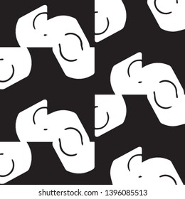 Halftone monochrome texture background. Abstract vintage black and white vector illustration Texture