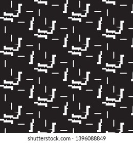 Halftone monochrome texture background. Abstract vintage black and white vector illustration Texture
