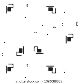 Halftone monochrome texture background. Abstract vintage black and white vector illustration Texture