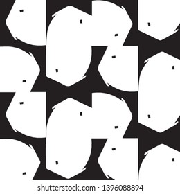 Halftone monochrome texture background. Abstract vintage black and white vector illustration Texture