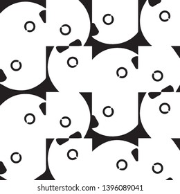 Halftone monochrome texture background. Abstract vintage black and white vector illustration Texture