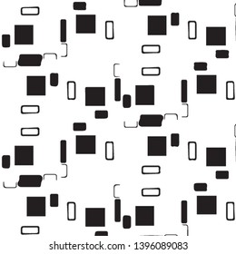 Halftone monochrome texture background. Abstract vintage black and white vector illustration Texture