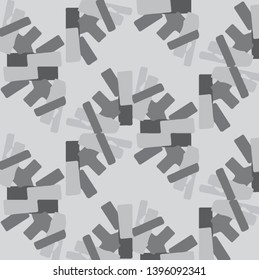 Halftone monochrome texture background. Abstract vintage black and white vector illustration Texture