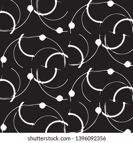 Halftone monochrome texture background. Abstract vintage black and white vector illustration Texture