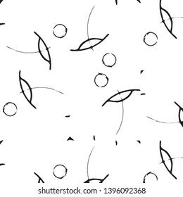 Halftone monochrome texture background. Abstract vintage black and white vector illustration Texture