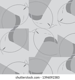 Halftone monochrome texture background. Abstract vintage black and white vector illustration Texture