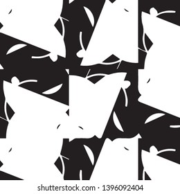 Halftone monochrome texture background. Abstract vintage black and white vector illustration Texture