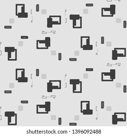 Halftone monochrome texture background. Abstract vintage black and white vector illustration Texture