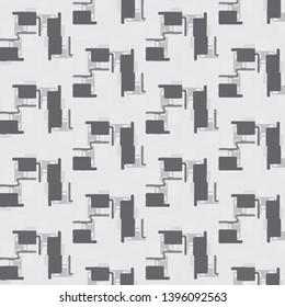 Halftone monochrome texture background. Abstract vintage black and white vector illustration Texture