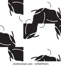 Halftone monochrome texture background. Abstract vintage black and white vector illustration Texture