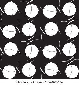 Halftone monochrome texture background. Abstract vintage black and white vector illustration Texture