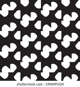 Halftone monochrome texture background. Abstract vintage black and white vector illustration Texture