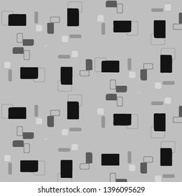 Halftone monochrome texture background. Abstract vintage black and white vector illustration Texture