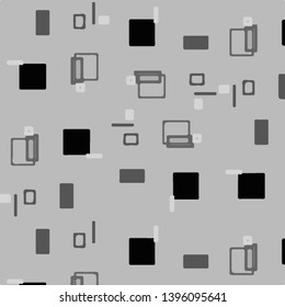 Halftone monochrome texture background. Abstract vintage black and white vector illustration Texture