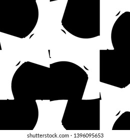 Halftone monochrome texture background. Abstract vintage black and white vector illustration Texture