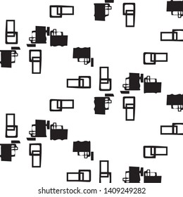 Halftone monochrome texture background. Abstract vintage black and white vector illustration Texture