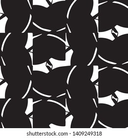 Halftone monochrome texture background. Abstract vintage black and white vector illustration Texture