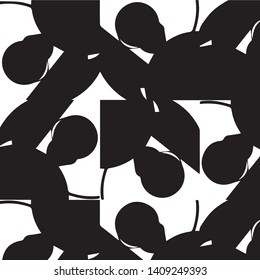 Halftone monochrome texture background. Abstract vintage black and white vector illustration Texture