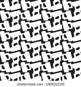 Halftone monochrome texture background. Abstract vintage black and white vector illustration Texture