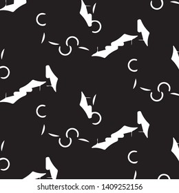 Halftone monochrome texture background. Abstract vintage black and white vector illustration Texture