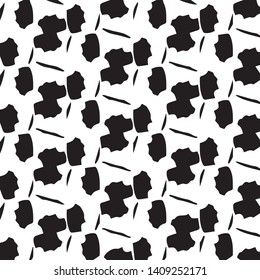 Halftone monochrome texture background. Abstract vintage black and white vector illustration Texture