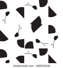 Halftone monochrome texture background. Abstract vintage black and white vector illustration Texture