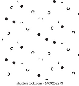 Halftone monochrome texture background. Abstract vintage black and white vector illustration Texture