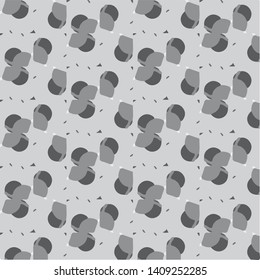 Halftone monochrome texture background. Abstract vintage black and white vector illustration Texture