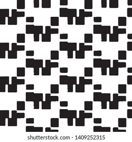 Halftone monochrome texture background. Abstract vintage black and white vector illustration Texture