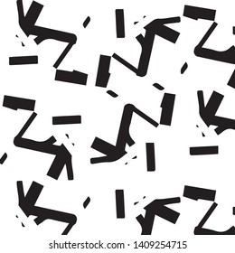 Halftone monochrome texture background. Abstract vintage black and white vector illustration Texture