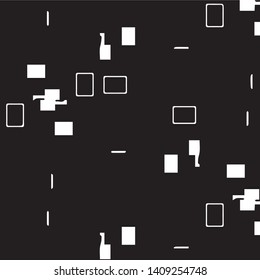 Halftone monochrome texture background. Abstract vintage black and white vector illustration Texture