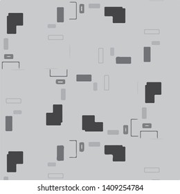 Halftone monochrome texture background. Abstract vintage black and white vector illustration Texture