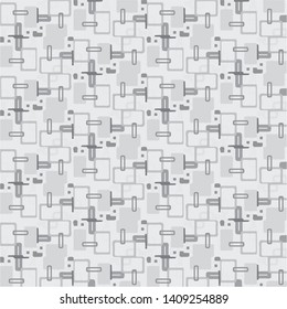 Halftone monochrome texture background. Abstract vintage black and white vector illustration Texture