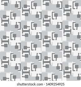 Halftone monochrome texture background. Abstract vintage black and white vector illustration Texture
