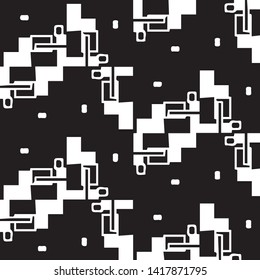 Halftone monochrome texture background. Abstract vintage black and white vector illustration Texture