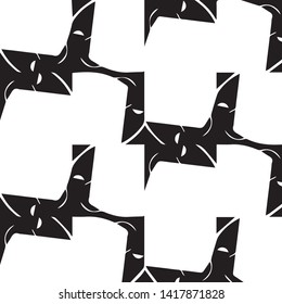 Halftone monochrome texture background. Abstract vintage black and white vector illustration Texture