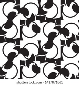 Halftone monochrome texture background. Abstract vintage black and white vector illustration Texture