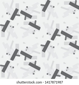 Halftone monochrome texture background. Abstract vintage black and white vector illustration Texture